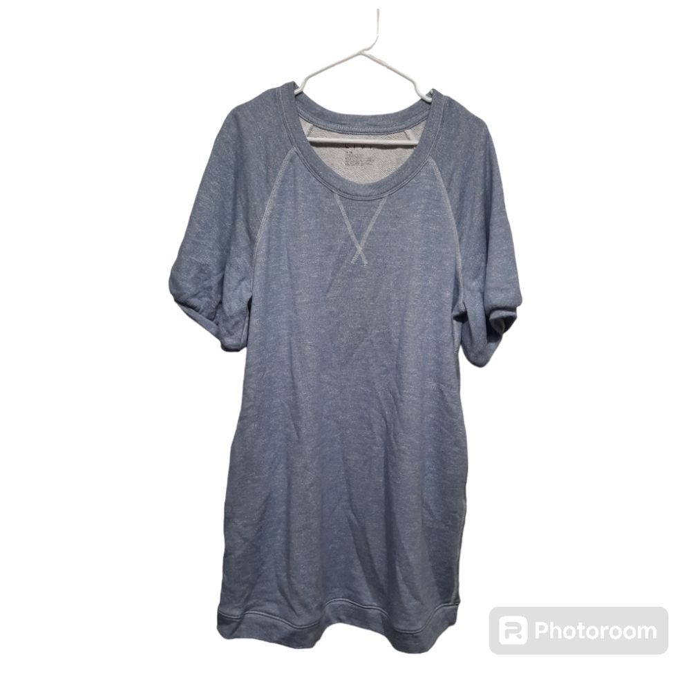 LIVI Active (Women's 14-16) Plus Size Shirt Sweater Tunic Blue